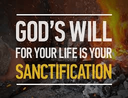 Sanctification